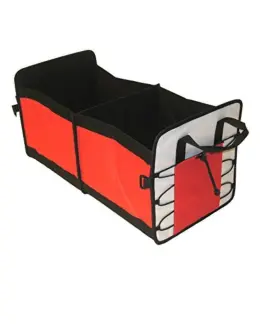19358 Highland On The Go Trunk Organizer For Cars Suv Truck Foldable Cargo Caddy Storage Collapse Bag New