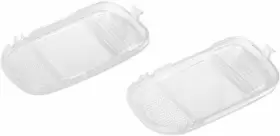 Mrl200 Himiki 2 Pcs Roof Map Dome Light Cover Overhead Console Reading Lamp Black #2