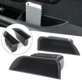 Hkseller-au 730000801191 2pcs Car Front Door Handle Armrest Storage Box Tray Bin For Jaguar Xf 2009-2014