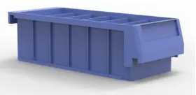 40330 Holman / Kargo Master - Small Parts Plastic Shelf Bin 5 Inch Wide Fits 14 Van Shelves