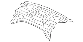66500-tr5-a00zz Honda Genuine Package Tray