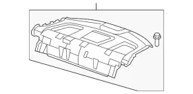 84505-ta0-a01zb Honda Genuine Package Tray Trim
