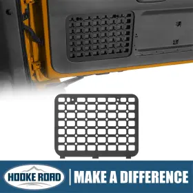 Hooke Road 735366284466 Rear Door Interior Storage Molle Panel Steel For 03-09 Lexus Gx470