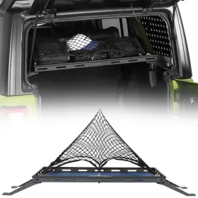 Bxg.2073-1s Hooke Road Gen 2 Interior Trunk Cargo Storage Shelf Rack Fit 07-26 Jeep Wrangler Jk Jl 4dr
