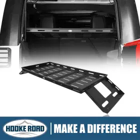 Bxg.2073-s Hooke Road Interior Trunk Cargo Shelf Rack Fit 2007-2025 Jeep Wrangler Jk Jl 4dr