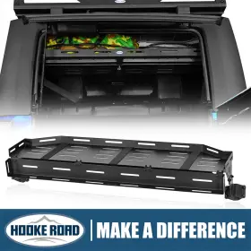 Bxg.2120-s Hooke Road Trunk Organizer Cargo Rack Basket For 2007-2018 Jeep Wrangler Jk 4dr