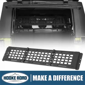 Bxg.2127-s Hooke Road Rear Overhead Storage Molle Panel For 2007-2018 Jeep Wrangler Jk 4dr