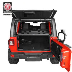 Bxg.3017 Hooke Road Truck Bed Cargo Cover Basket Storage Rack For 2018-2024 Jeep Wrangler Jl 4-door #2