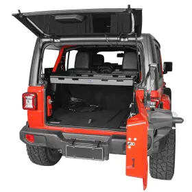 Bxg.3017 Hooke Road Truck Bed Cargo Cover Basket Storage Rack For 2018-2024 Jeep Wrangler Jl 4-door #3