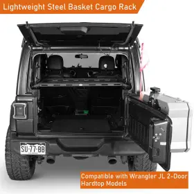 Bxg.3061-s Hooke Road Interior Cargo Carrier Shelf Rack Fit 2018-24 Jeep Wrangler Jl 2-door #2
