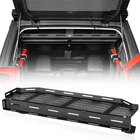 Bxg.3083-s Hooke Road Rear Upper Basket Storage Cargo Rack Carrier For 2018-2025 Jeep Wrangler Jl 4dr