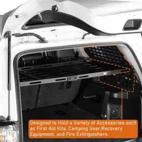 Bxg.9803-s Hooke Road Interior Trunk Cargo Carrier Shelf Rack Molle Panel Fit 2010-2024 Toyota 4runner #2