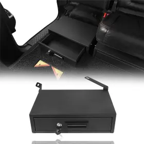 Ft.10004 Hooke Road Supercrew Under Seat Storage Security Locking Box With Keys For Ford F150 2009-2014