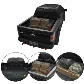 Ft.10010 Hooke Road Fit 2009-2014 Ford F-150 Pickup High Bed Trunk Cargo Baggage Mesh Net Cover