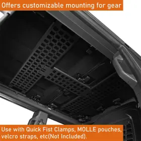Ft.20020 Hooke Road Front Middle Rear Overhead Storage Molle Panel Set For 2021-2024 Ford Bronco #3