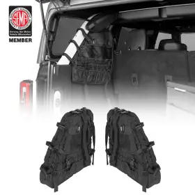 Ft.20028 Hooke Road Black Pair Roll Bar Storage Cargo Bag Multi-pockets Fit Ford Bronco 21-23 4-door
