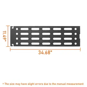 Mmr.10067 Hooke Road Black Front Overhead Molle Panel With Pouches Bags For Jeep Wrangler Tj 1997-2006 #3