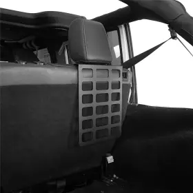 Hooke Road Mmr.20061 Molle Panel Rear Seat Storage Headrest Organizer Fit Jeep Wrangler Jk 2007-2018