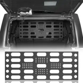 Mmr.20065 Hooke Road Overhead Molle Panel Interior Storage Metal Plate For Jeep Wrangler Jk 07-18 4dr