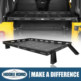 Qp.bxg-216 Hooke Road Interior Cargo Rack With Elastic Rope Net For Wrangler Jeep Tj 97-16
