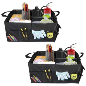 Ho-735-ctko Hovom Inch Collapsible Car Trunk Organizer Multicompartment Storage For Suvs And Road