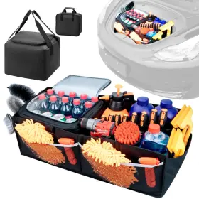 Hugbow 639394298429 Front Trunk Organizer With Insulated Leakproof Cooler Bag Car Organize
