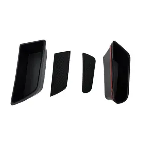 Hukyu 612045198521 2pcs Car Door Handle Armrest Storage Box Tray Bin Kit For Audi A4/a5 2009-2016 #2