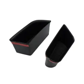 Hukyu 612045198521 2pcs Car Door Handle Armrest Storage Box Tray Bin Kit For Audi A4/a5 2009-2016 #3