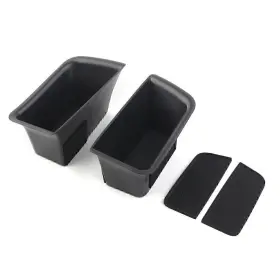 Hukyu 612046484784 Car Front Door Handle Armrest Storage Box Tray Bin Kit For Porsche Macan 2014-17 #2