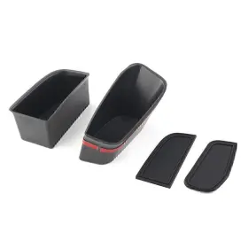 Hukyu 612048331055 2x Car Front Door Handle Armrest Storage Box Tray Bin Kit For Audi Q5 2009-2016 #2