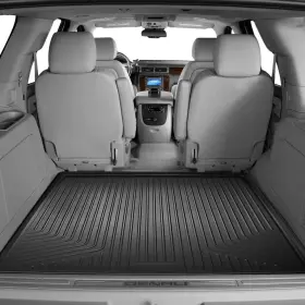 28141 Husky For Gmc Acadia 17-21 Cargo Liner Liners Weatherbeater Black Behind