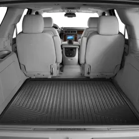 28291 Husky For Chevy Tahoe 21-24 Cargo Liner Liners Weatherbeater Black Behind