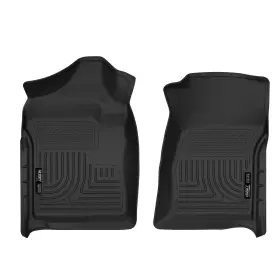 18221 Huskyliners Pair Of Black Front Floor Liners For 07-13 Silverado 1500