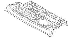 69300-aa010 Hyundai Genuine Package Tray