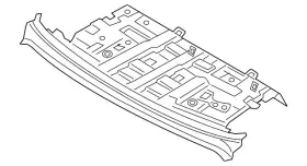 69300-g9100 Hyundai Genuine Package Tray