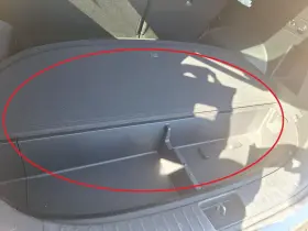 85750-s2500-nnb Hyundai 21 22 23 Santa Fe Cargo Area Storage Compartment With Lid Cover