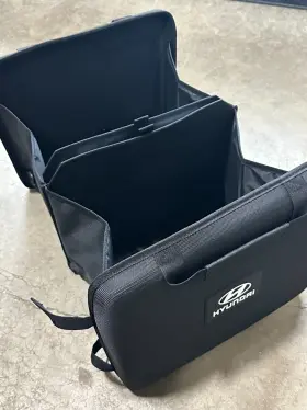 Cwf12-au000 Hyundai New Oem Rear Collapsable Cargo Area Organizer - Black