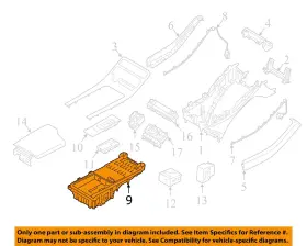 84632s8bb0xf3 Hyundai Oem 23-25 Palisade Console Center Console-tray