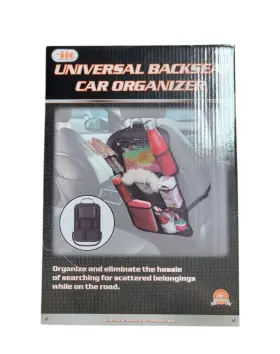 17885 Iit Universal Backseat Car Organizer With Tablet Holder 7 Pockets Water Proof