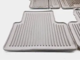 222.in1m08 Infiniti 07-15 G35/g37/q40 All Weather Rubber Floor Mat Set X4 Grey/w Oem #2