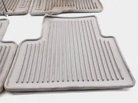 222.in1m08 Infiniti 07-15 G35/g37/q40 All Weather Rubber Floor Mat Set X4 Grey/w Oem #3