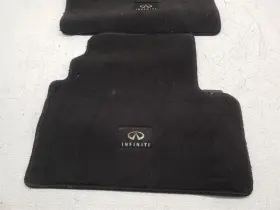 222.in1o12 Infiniti 08-12 G37 Rear Carpet Mat Pair Black Oem #2