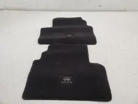 222.in1o12 Infiniti 08-12 G37 Rear Carpet Mat Pair Black Oem