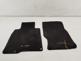 222.in1o15 Infiniti 2015 Q40 Front Carpet Mat Pair X2 Black Oem G4900-1nm