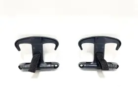 T99c2-6lb0a Infiniti 14-20 Q50 Rear Cargo Trunk Tie Down Loop Hook Set 2 Pcs Oem