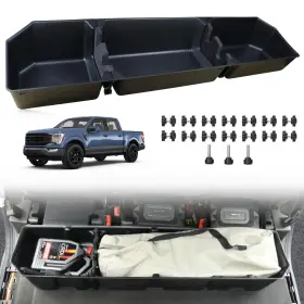 Lm20231226 Inuboxes Under Seat Storage Organizer Box Compatible With 2015-2024 Ford F150 Supercre