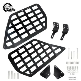 Iga2495661 Ironglow Auto Fit For Toyota 4runner 10-21 Rear Cargo Rack Shelf Luggage Storage Molle Steel
