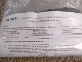 2-90099-810-0 Isuzu Amigo Convenience Net 1998 Part Number #3