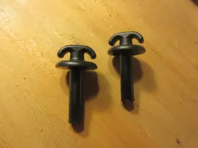 99912 Jaguar 03-08 S-type X202 Two Cargo Trunk Clips Hooks Knobs