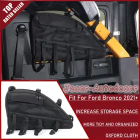 Jecar202511133 Jecar Right Side Rear Cargo Trunk Organizer Storage Bag Packet For Ford Bronco 21 4dr